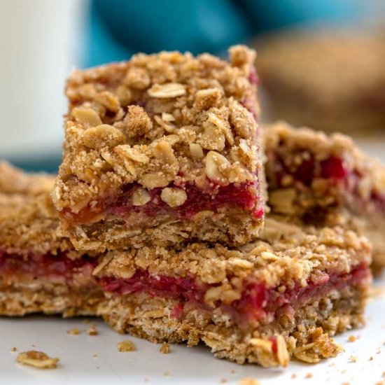 Lemon Berry Streusel Bars