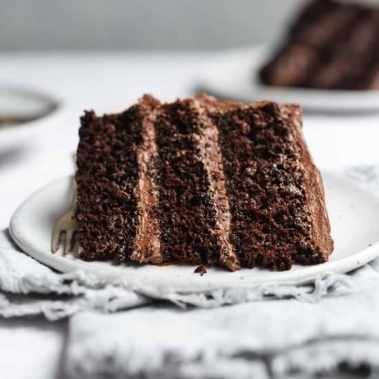 Best Classic Vegan Chocolate Cake