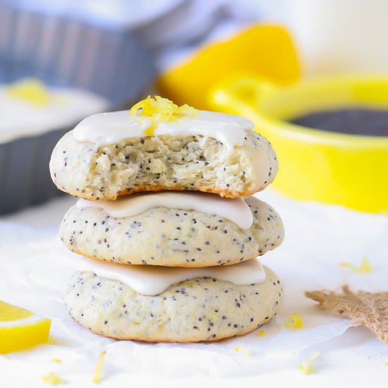 Gluten Free Lemon Poppyseed Cookies