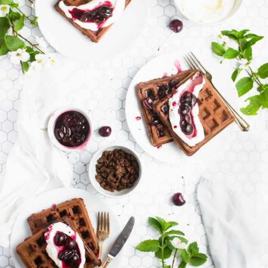 Black Forest Waffles