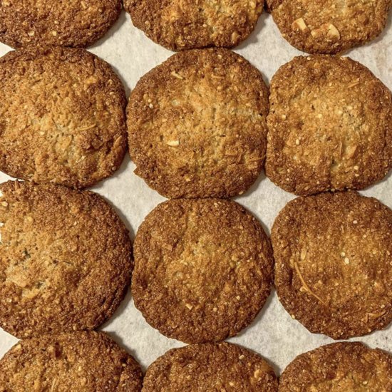 Keto Anzac Biscuits | Sugar Free