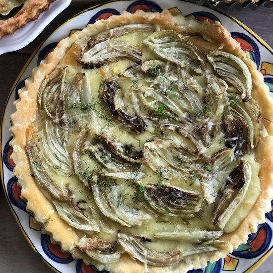 Fennel & Comté Tart