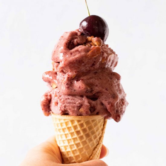 Cherry Almond Nice Cream