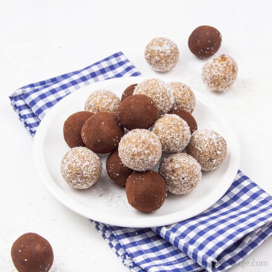 Healthy Vegan No Bake Energy Balls