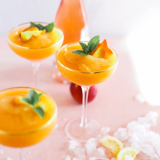 Strawberry Peach Frose