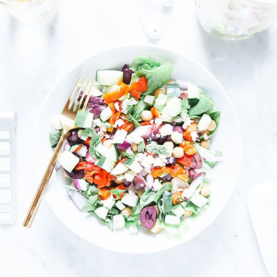 Healthy Chopped Greek Salad