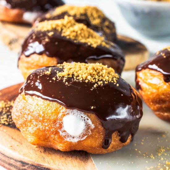 Vegan S’mores Donuts