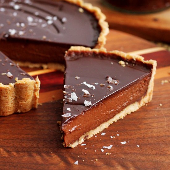 Silky Dark Chocolate Tart