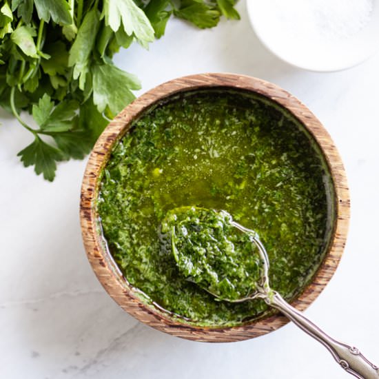 Low FODMAP Chimichurri