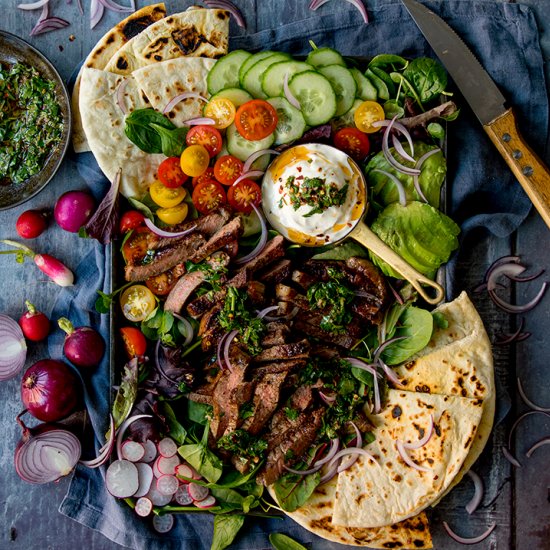 Chimichurri Steak Salad