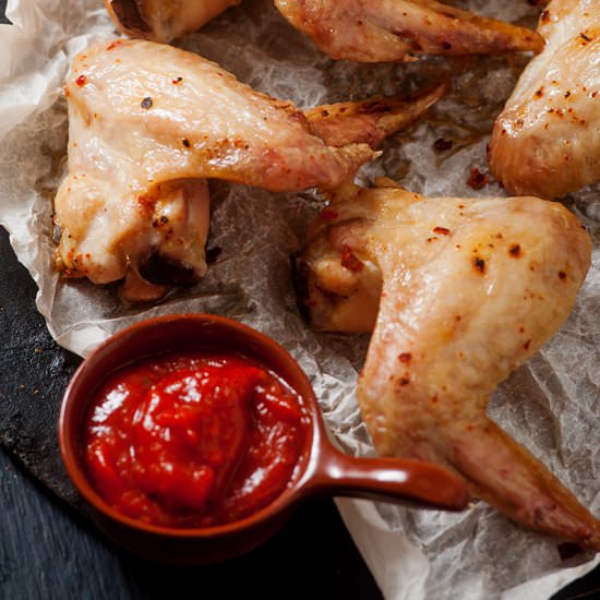 Super Easy BBQ Chicken Wings