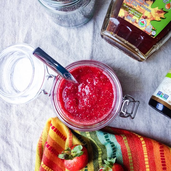 No-Cook Strawberry Chia Seed Jam