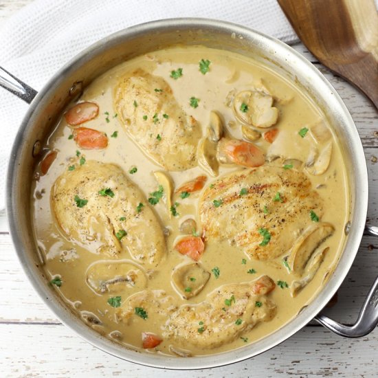 Quick Chicken Fricassee