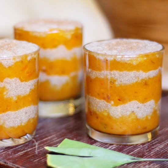 Chia Persimmon Pudding