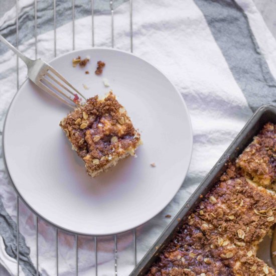 Coffee Cake with Strawberry Jam