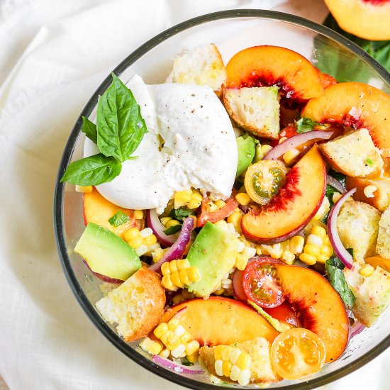 Peachy Panzanella