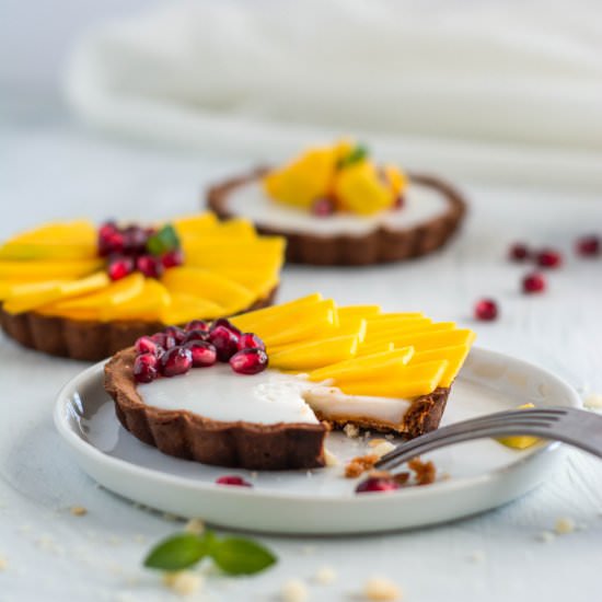 Mango Coconut Tart