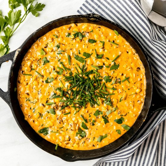 Charred Creamed Corn