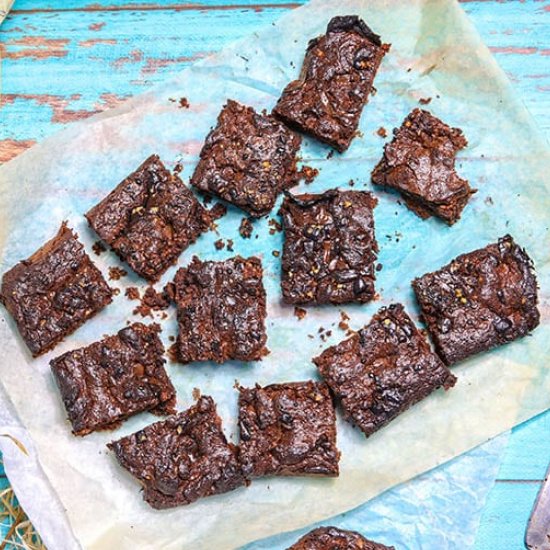 Double Choc Keto Brookies