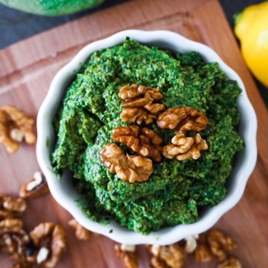 Classic Kale Pesto (gut-friendly)