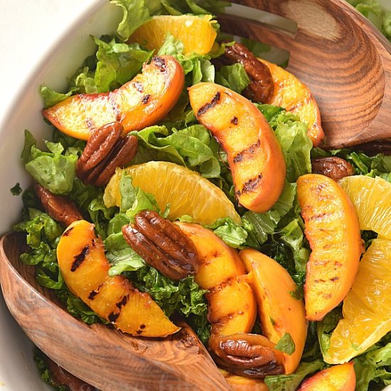 Grilled Peach Salad