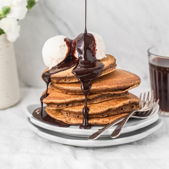 WHOLE WHEAT COFFEE PANCAKES