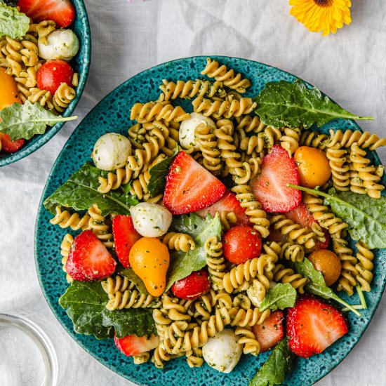 HEALTHY GF COLD PESTO PASTA SALAD