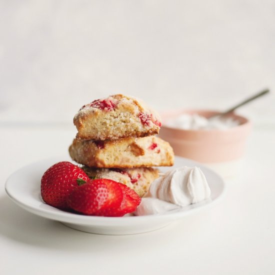 Fresh Strawberry Scones