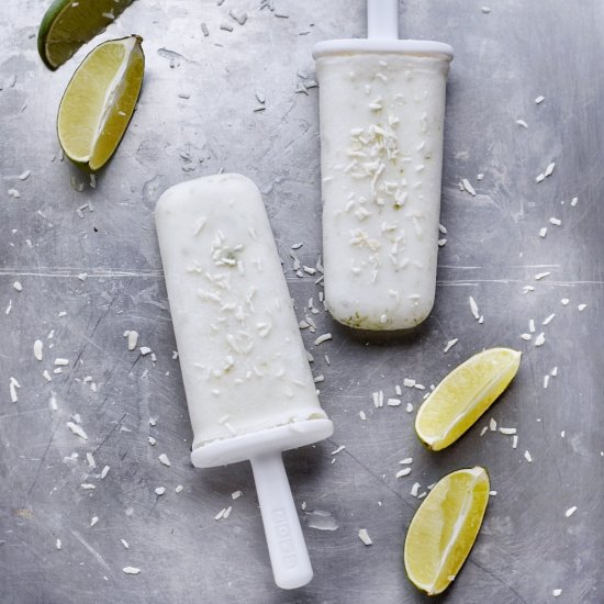 Coconut Lime Popsicles