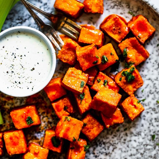 Buffalo Tofu Bites