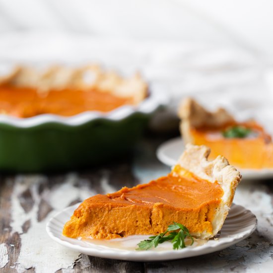 Brown Sugar Caramelized Carrot Pie