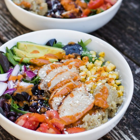 Chili Lime Chicken Bowls