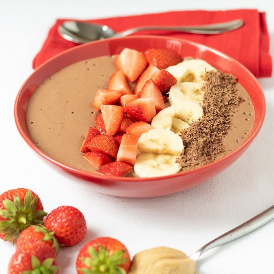 Peanut Butter Banana Smoothie Bowl