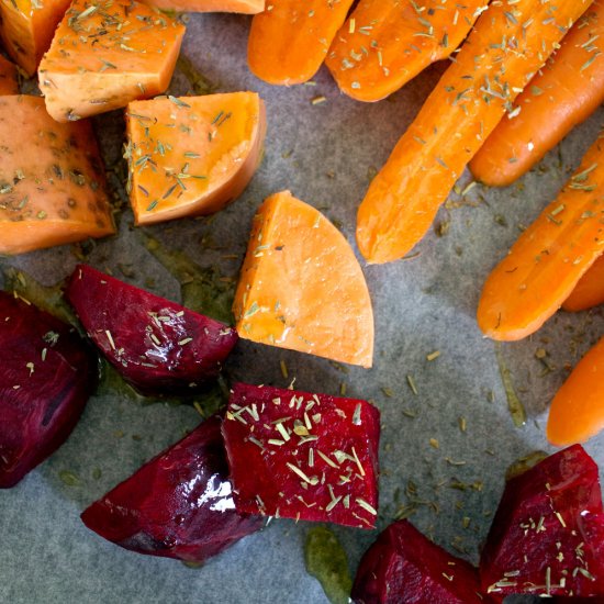 Antioxidant Rich Roasted Veggies