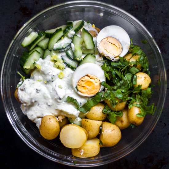 Creamy Low FODMAP Potato Salad