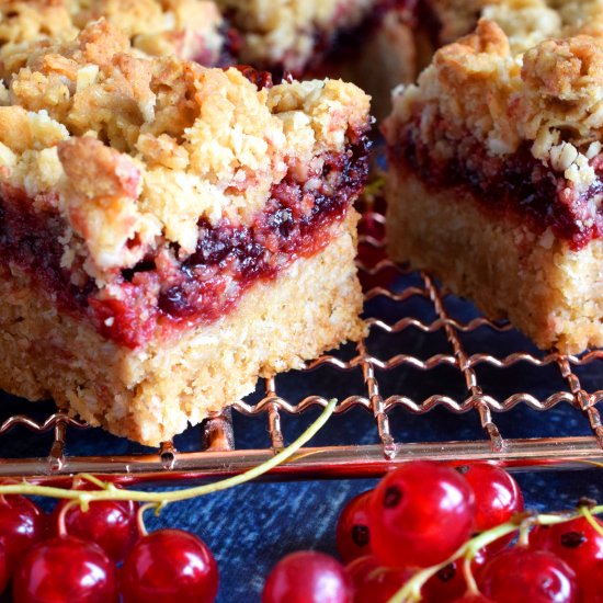 Red Currant Crumb Bars