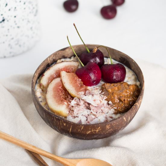 Overnight Oats with Fig