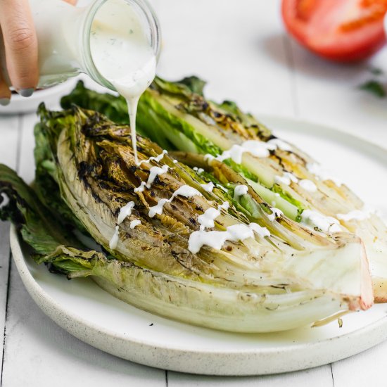 Grilled Romaine Lettuce