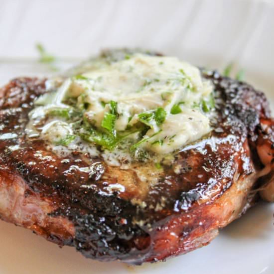 Grilled Herbed Butter Steak