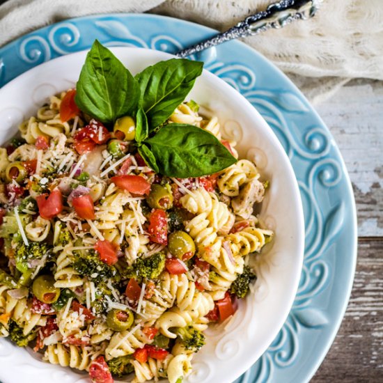 Italian Chicken Pasta Salad