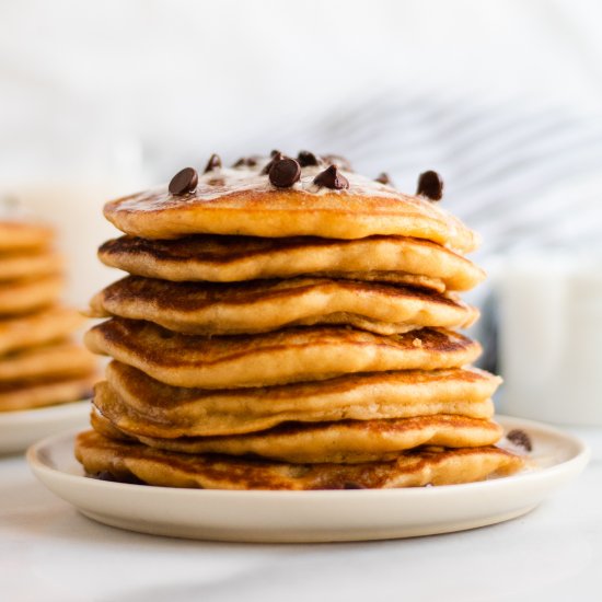 One Bowl Vegan Buttermilk Pancakes