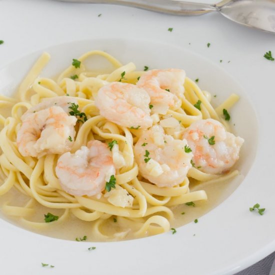 Shrimp Scampi Pasta