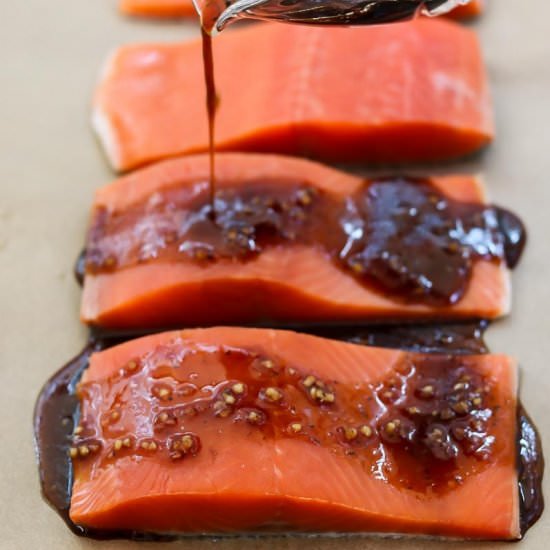 Maple Glazed Salmon