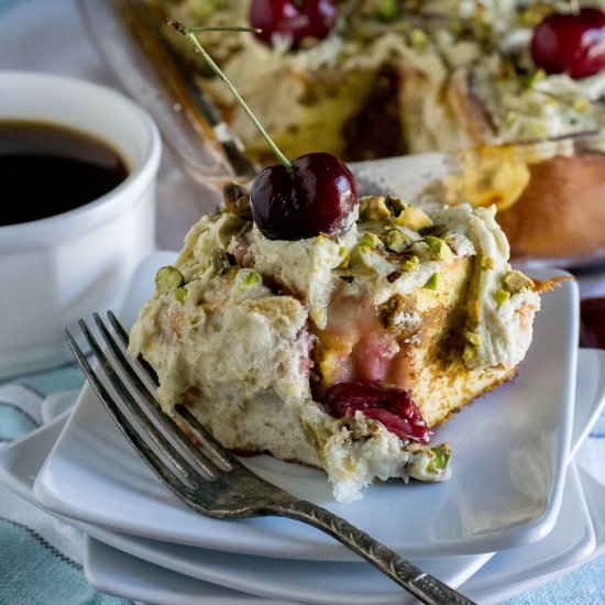 Cherry Pistachio Sweet Rolls