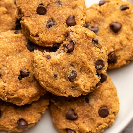 Banana Almond Pulp Cookies