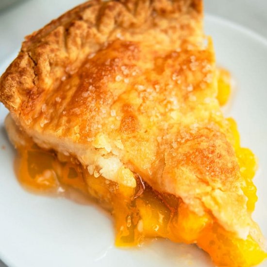 Easy Peach Pie