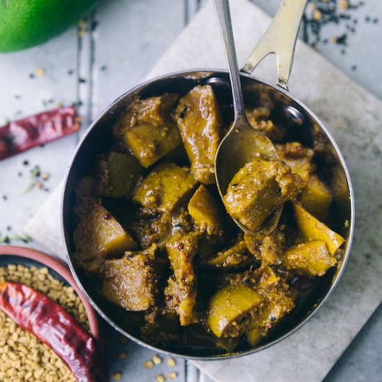 Aam Ka Achaar (Spiced Green Mango P