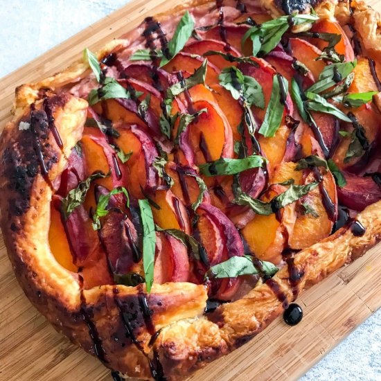 Ricotta Peach Galette