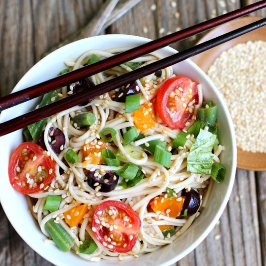 Cold Soba Noodle Salad