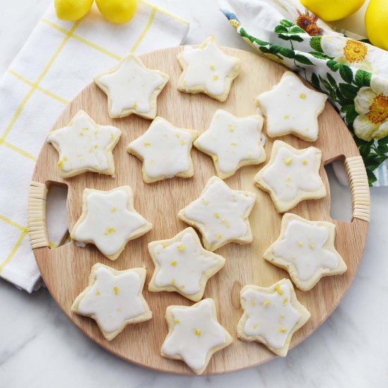 Lemon Shortbread Cookies